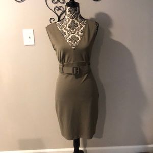 V neck Dress